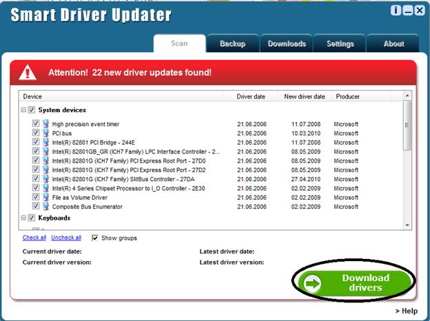 smart driver updater2